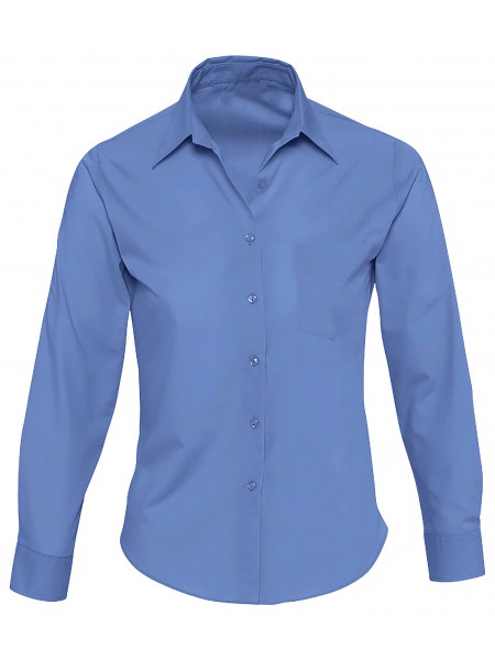 Camisa Mujer Popelín Manga Larga