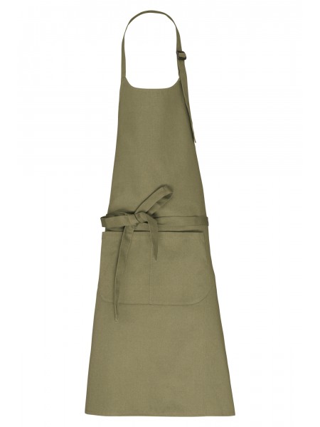 DELANTAL LARGO CON PETO ORGANICO