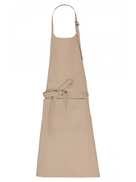 DELANTAL LARGO CON PETO ORGANICO